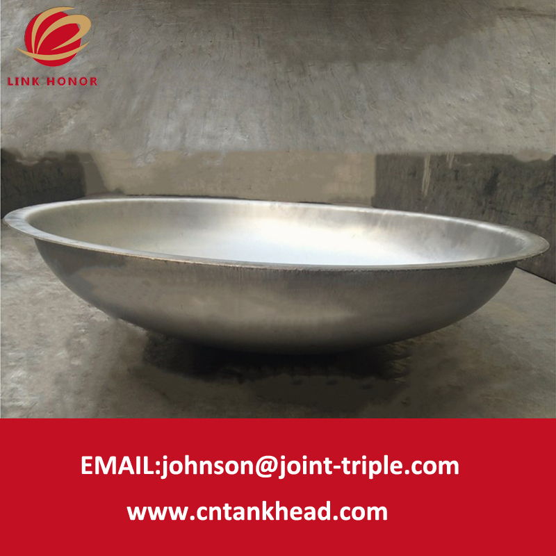 1-01-23 Large Stainless Steel Flanged and Elliptical head