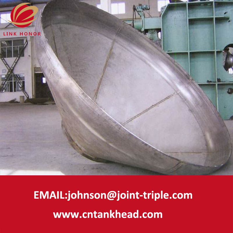 06-01 ASME Code Large Stainless Steel Conical head for Boiler Parts