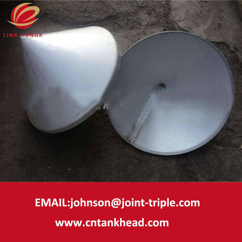 06-02 Small Stainless Steel Conical head for Tank Parts