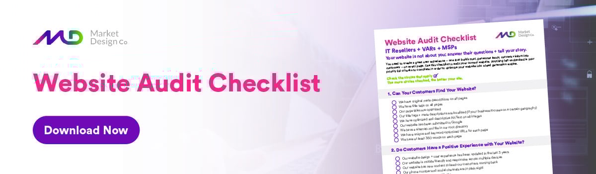 website audit checklist