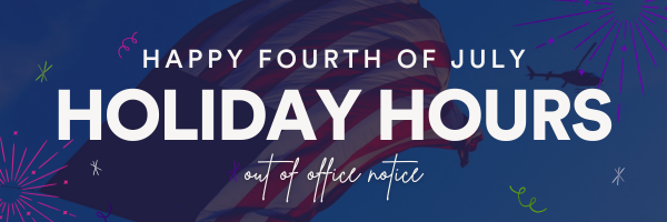 Happy Fourth of July - Out-of-Office Notice for MDCo